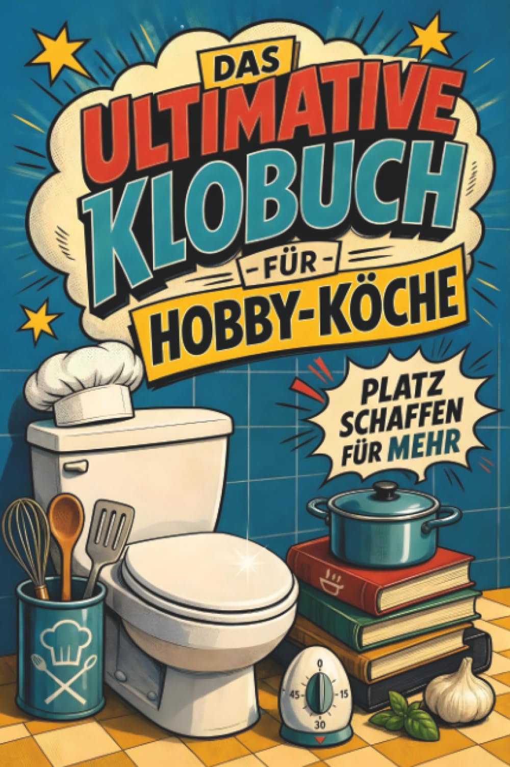 Das ultimative Klobuch für Hobby-Köche: Platz schaffen für mehr. Lustiges Geschenk für Fans von Kochen, Rezepten und Küchenhumor