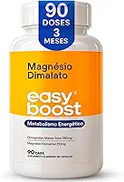 Magnésio Dimalato 100% Easy Boost 750mg magnesio por cápsula - total de 90 Cápsulas