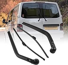 Scheibenwischer Hinten, Heckscheibenwischer Wischerblätter-Set, Heckwischer Flügeltür Hinten Links+Rechts Scheibenwischerarm Heckscheibenwischer Kompatibel mit VW Transporter T5 T6