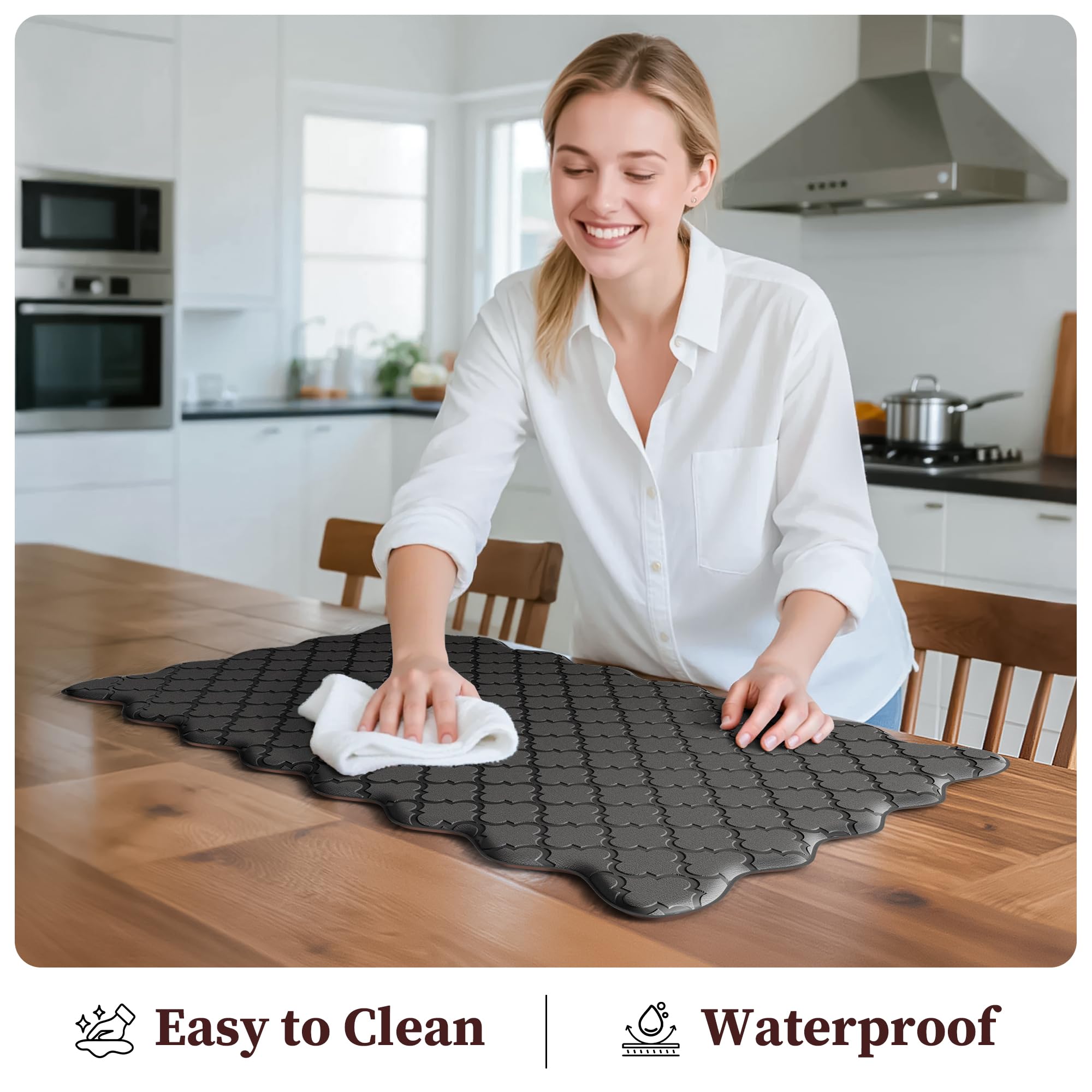Arenarug Scalloped Kitchen Mats - 2-Piece Set -6