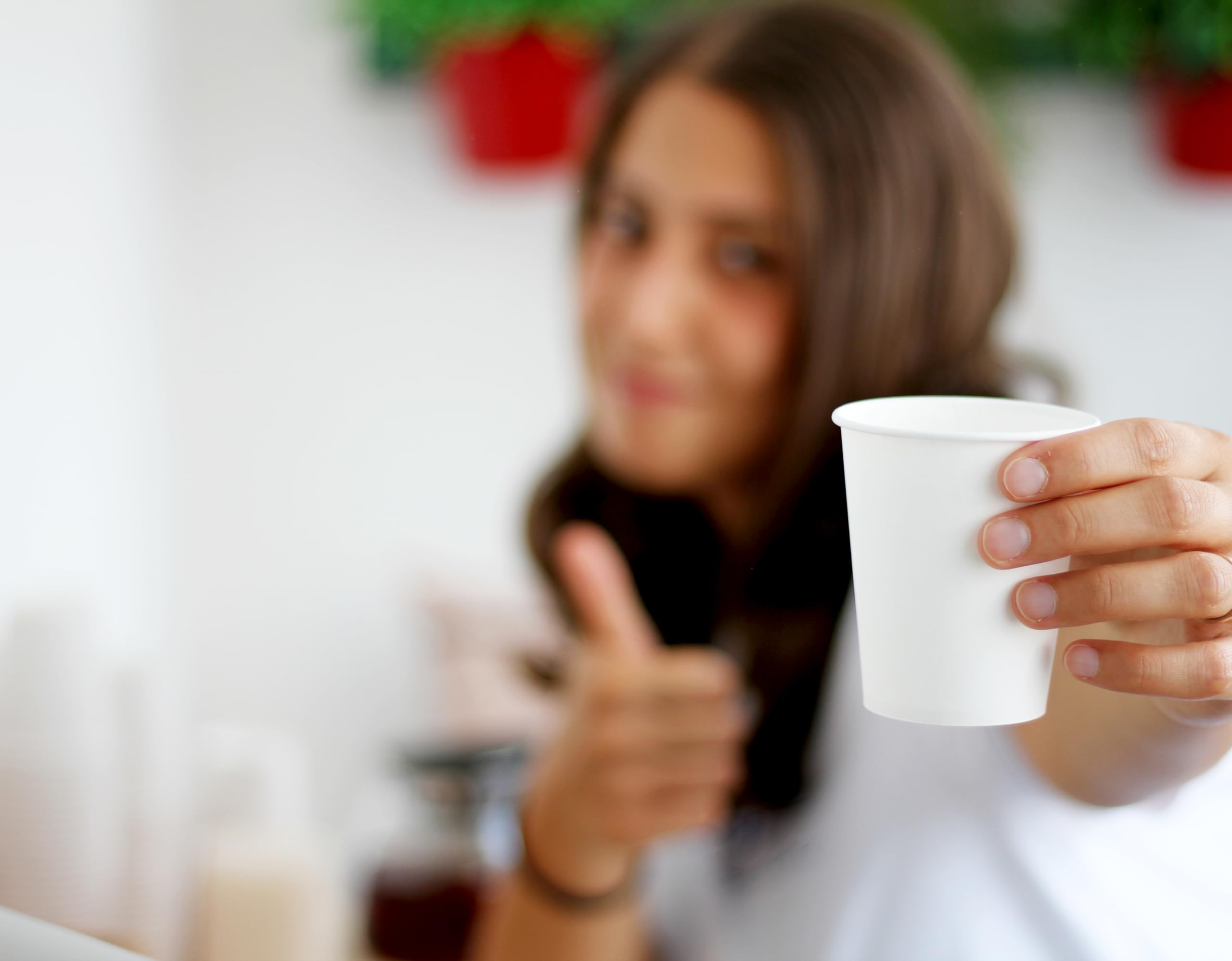 Caramont, 1000 Bicchieri di Cartone,4 Oz, Tazza di 110 ml, Caffe,Monouso, Resistente al Calore,per la bevanda Fredda e Calda in Cartone di Qualità,Ideale per Caffè Espresso,Tè, Compleanno, ecc