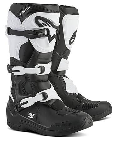 Alpinestars 2013018-12-10 Men's Tech 3 Motocross Boot, Black/White, 10