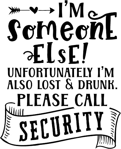 Miniatura 7 de SEC Apparel If Lost or Drunk Please Return to Iron On Parches Adhesivos Transferencias Letras de Apliques para Camisetas Tela Ropa