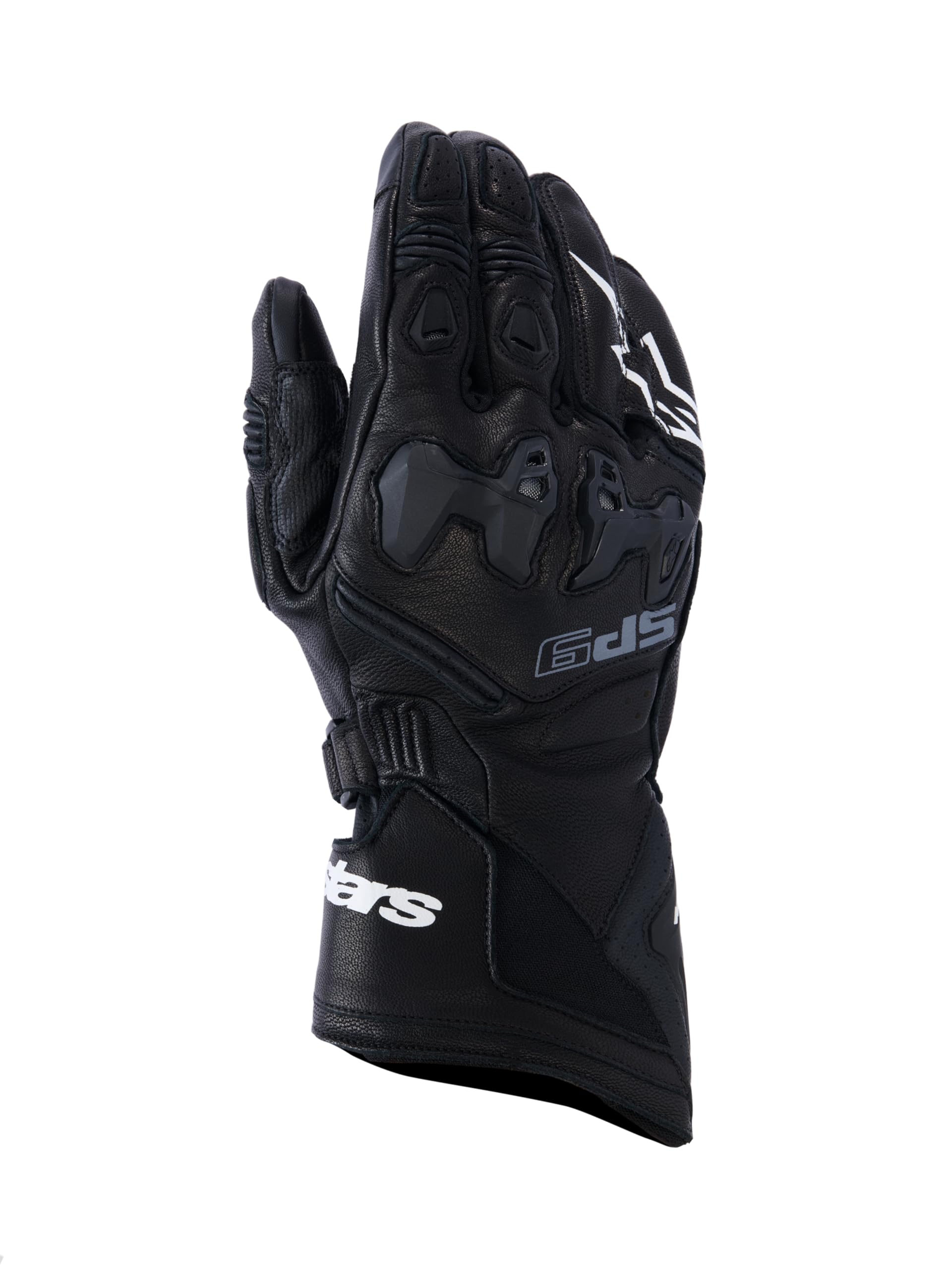 Alpinestars SP-9 Guanti da motocicletta, blu/bianco, M
