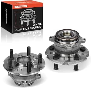 A-Premium 5-Lug Rear Wheel Bearing & Hub Assembly Set - Fits 2011-2012 Chevy Volt & 2012 Buick Verano