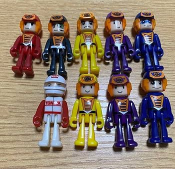 Amazon.co.jp: プラキッズ プラレール トミカ 人形 7体セット : おもちゃ