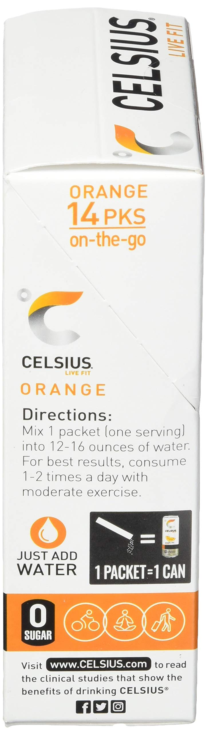 celsius live fit drink packets