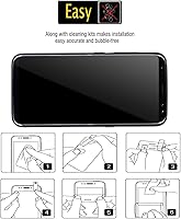 Vista 7 de Galaxy S8 - Protector de pantalla de vidrio templado perfecto 3D Touch compatible con alta calidad sensible flexible de 0.010 in para Samsung Galaxy