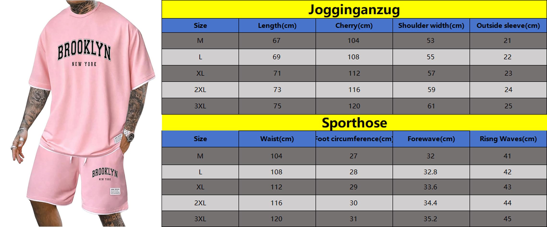 T-Shirt und Shorts Set Herren Baumwolle 2 Teiliges Sommer Outfit Trainingsanzug Kurzarm Casual Jogginganzug Freizeitanzug Y2K Tracksuit Zweiteiler Rundhal Sportanzug Shirts Kurze Hose Sportbekleidung