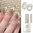BORN PRETTY Gold Cat Magnetic Eye Gel Nail Polish Holographic Glitter Gel Polish Glass Magnetic Gel Nail Polish 15ML