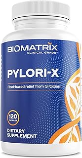 Pylori-X for H. Pylori Defense | Matula Tea Alternative w/Mastic Gum, Berberine, Zinc Carnosine, Bismuth Salts | Microbiome Balance, Digestive Relief (120 Capsules)