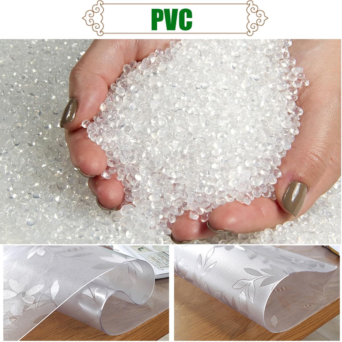 Sous-main Antidérapant Avec Texture De Fleur De Cosmos Tapis D'écriture Semi-transparent Tapis De Travail Pour Table De Cuisine, 50x100cm 60x120cm 70x130cm Tapis De Dessin(80x150cm)