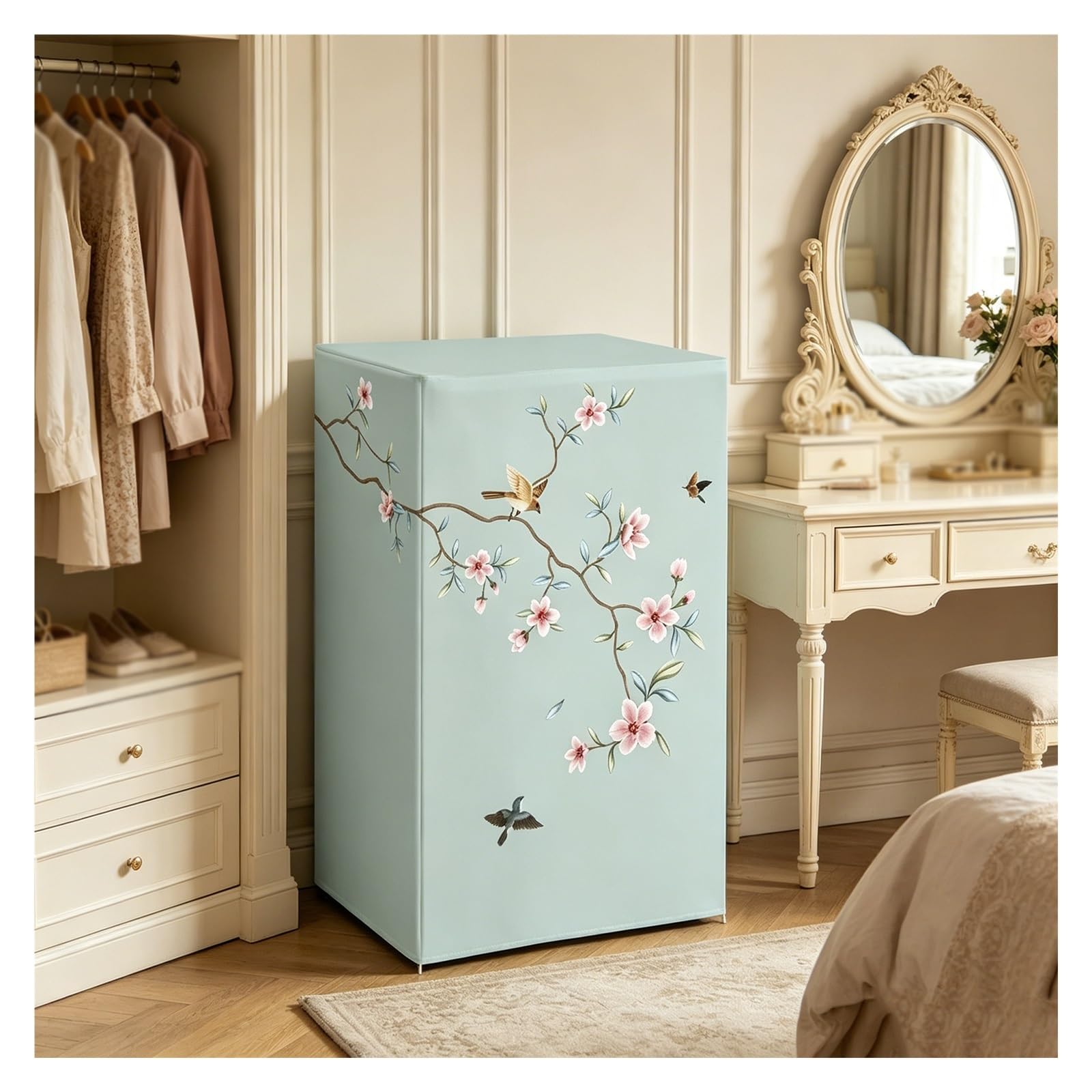CHZDPP Customized Safe Cabinet Protector Covers with Double Zip, Washable Safety Cover for Freezers/Bedside Table, Home Safe Enclosure Cover(D,16x12x18in/40x30x45cm)