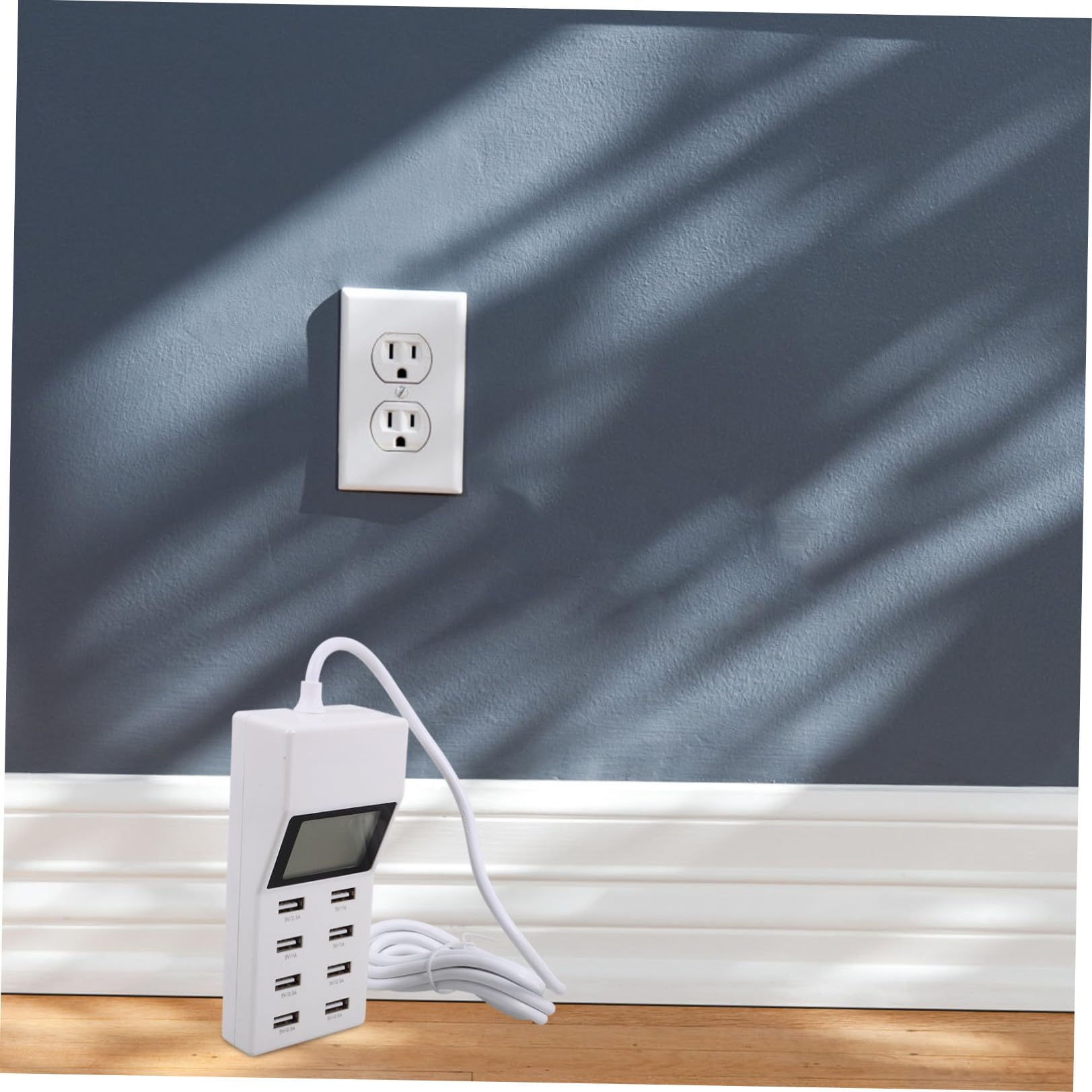 Stazione di Ricarica USB Multipla a 8 Porte Schermo Lcd