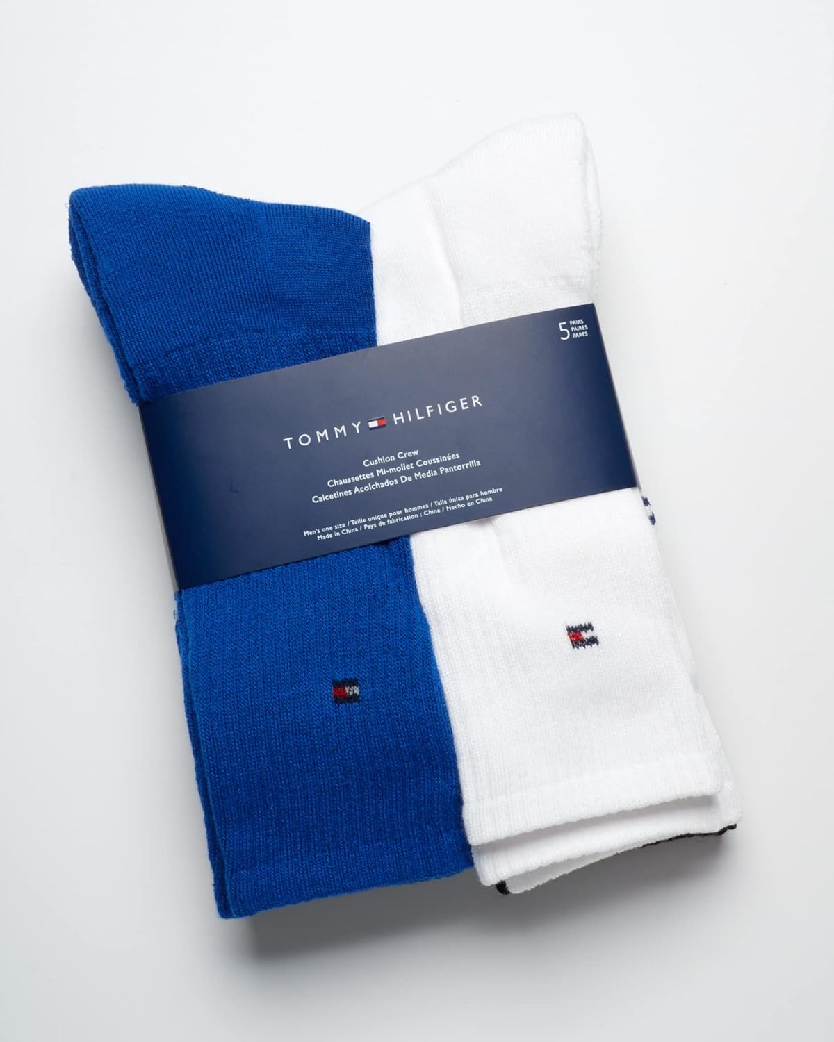 Tommy Hilfiger Men's Athletic Cushioned Crew Socks (5-Pack) - Image 3