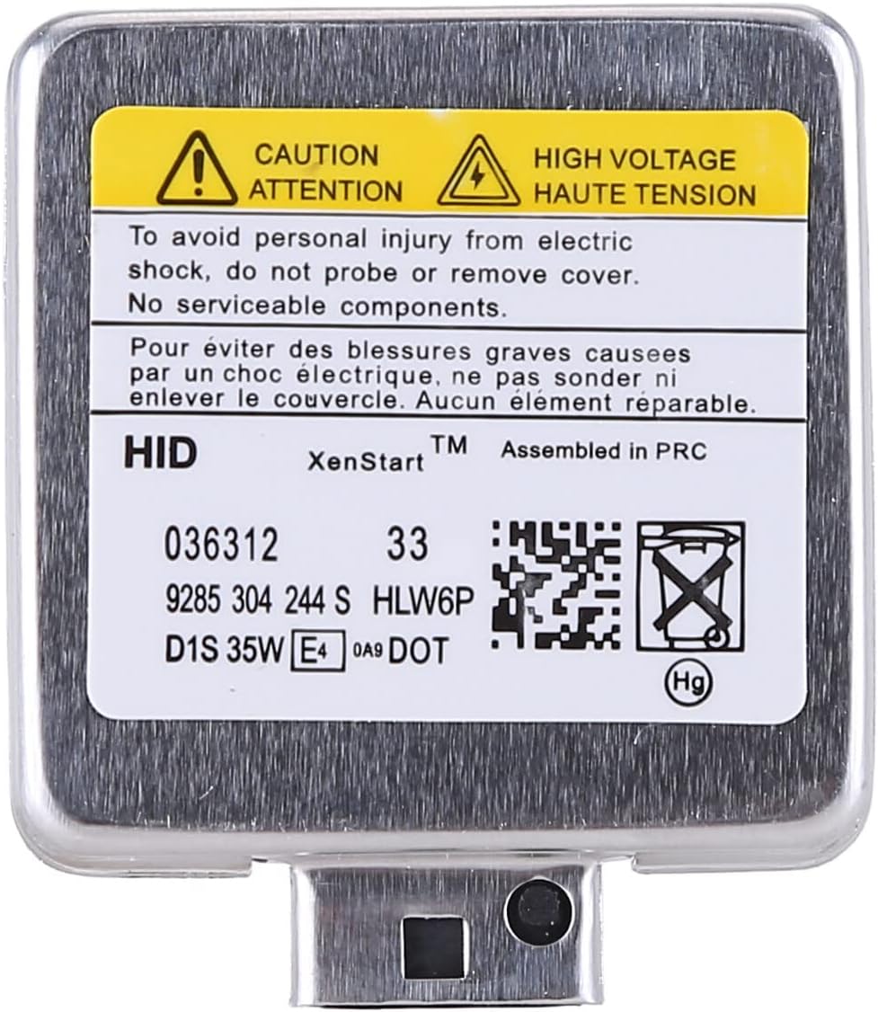 89035113 Xenon Headlight Ballast Control unit with igniter and D2S Bulb Compatible with Cadillac CTS SRX Dodge Charger B6 LAD5GL A4 S4 2005-2008 Chrysler 300 Jaguar XJ8 XJR Xenon S80 S60 XC90 V70 XC70