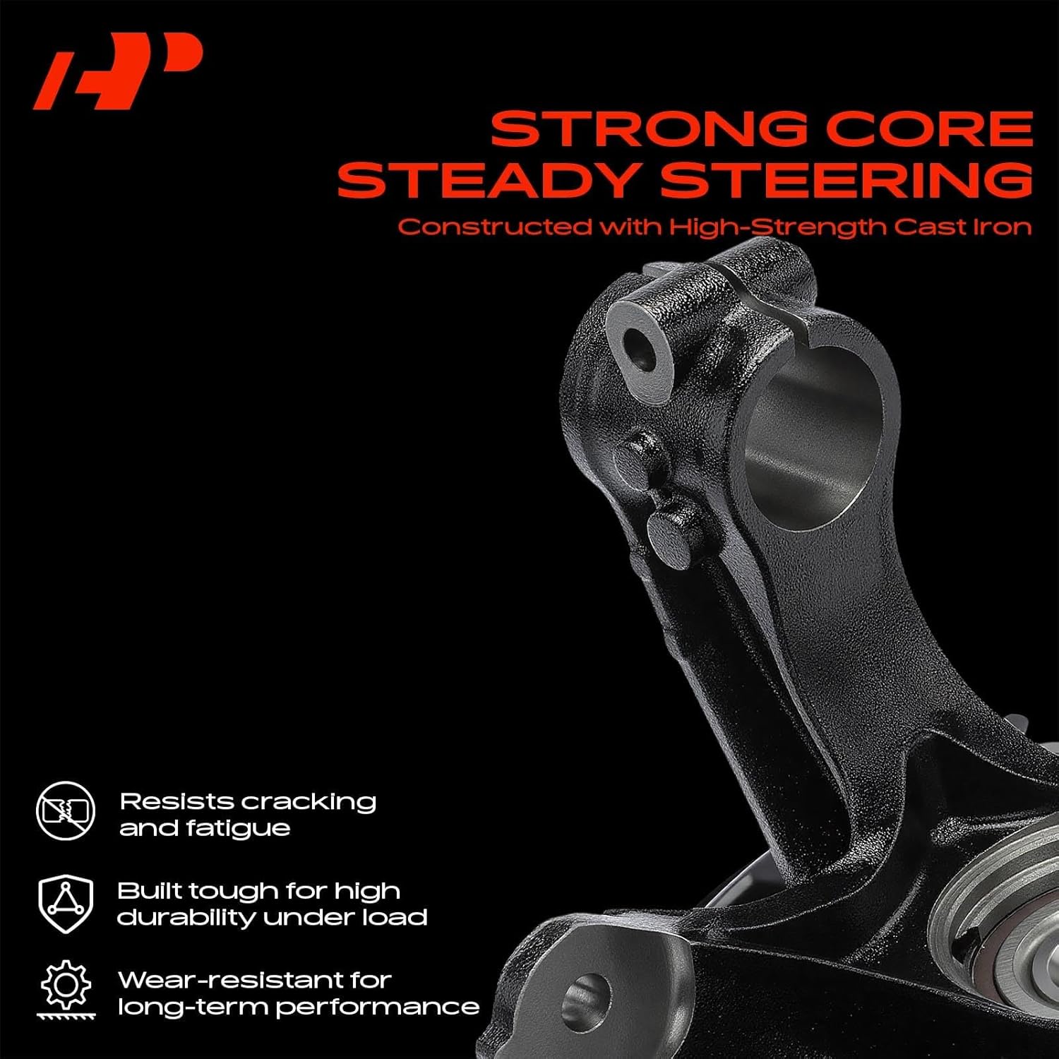 A-Premium Front Left Steering Knuckle & Wheel Bearing Hub Assembly Compatible with Honda Accord 2013 2014 2015 2016 2017, Driver Side