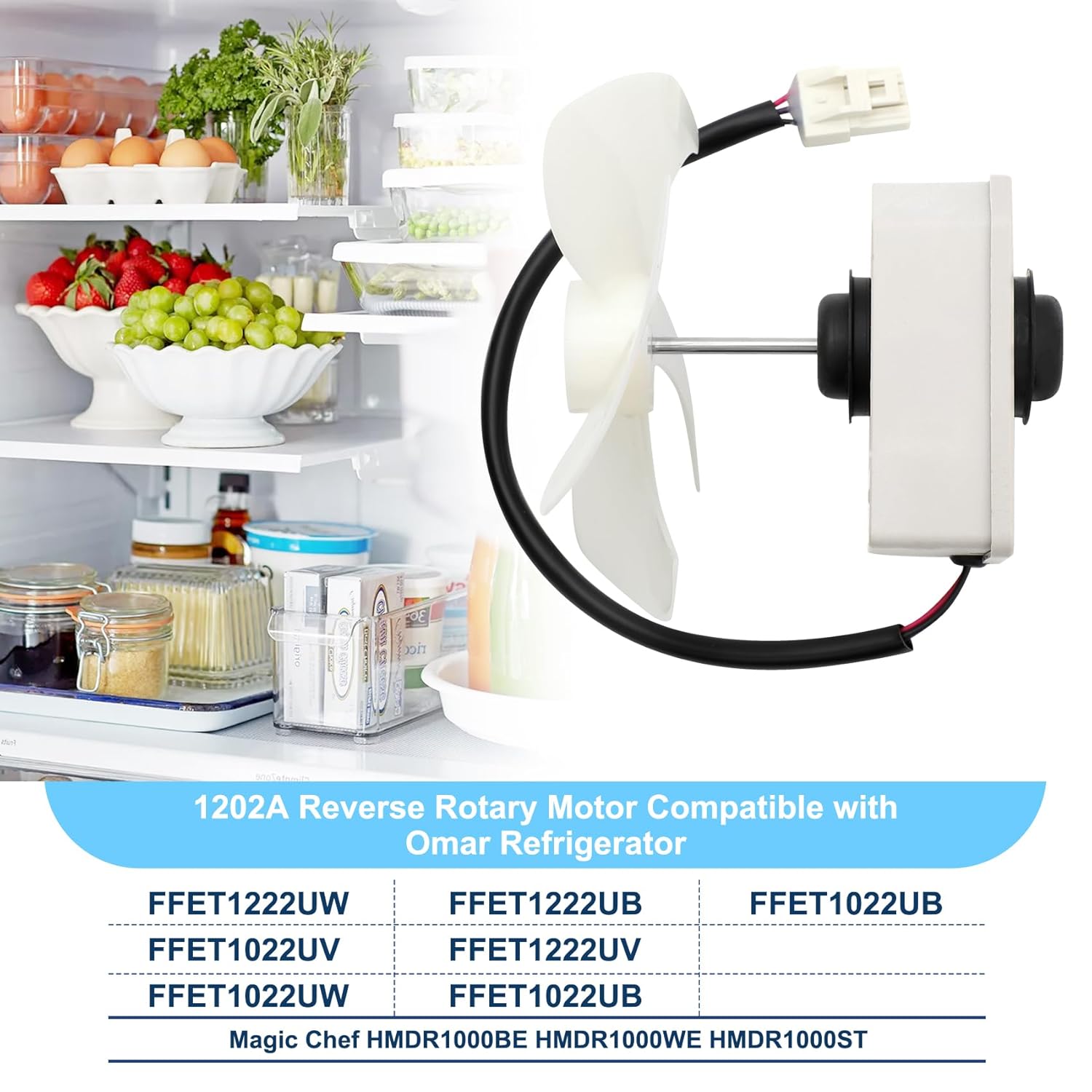 DC 12V Frigorifero Rotativo Ventilatore Motore Per Hisense KBL-48ZWT05 - Foto 5