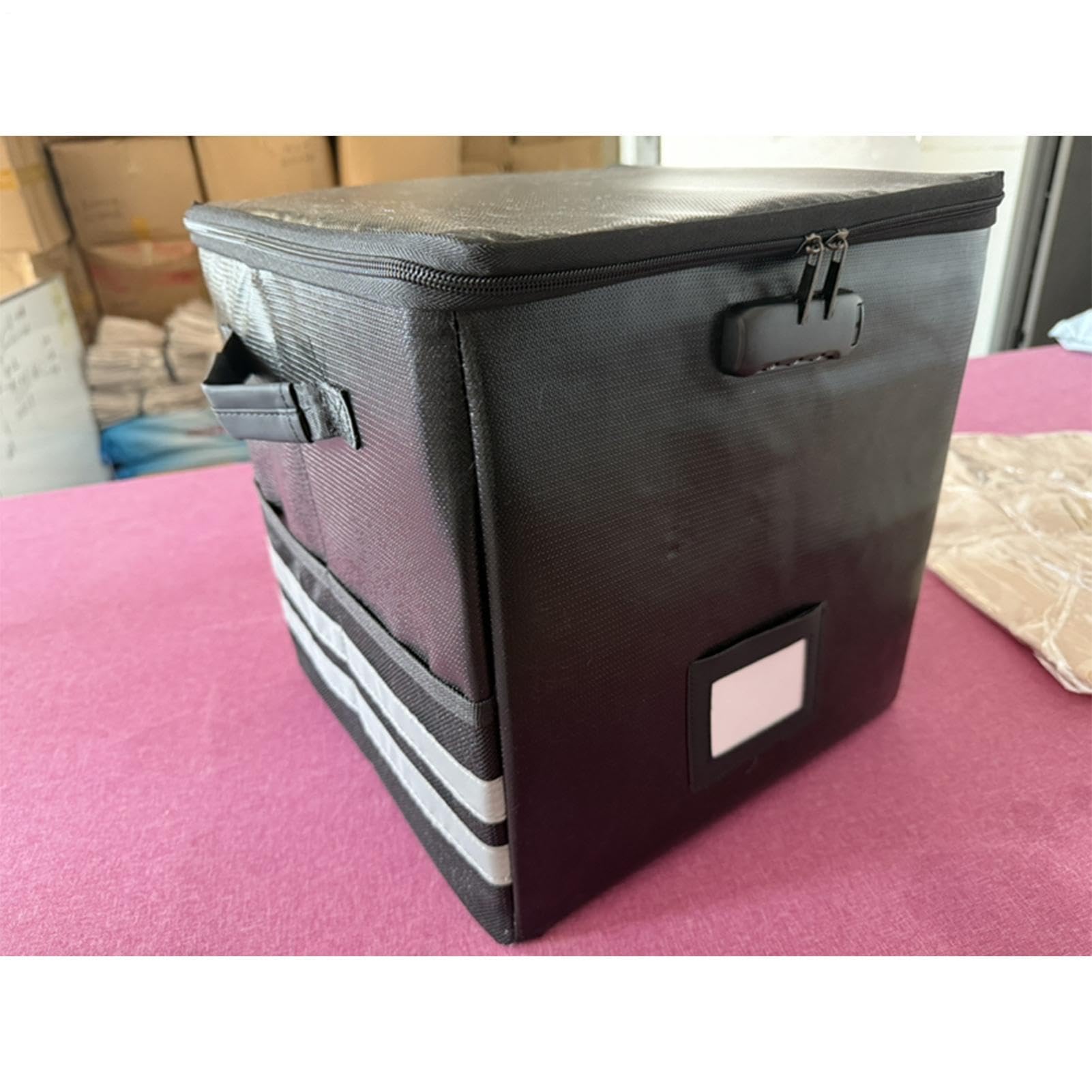 Pudełko do przechowywania płyt - ognioodporna skrzynka do przechowywania | płyt - wodoodporny organizer na książki, do pakowania wysyłki, papieru, książek, czasopism, dokumentów fotograficznych, klasy