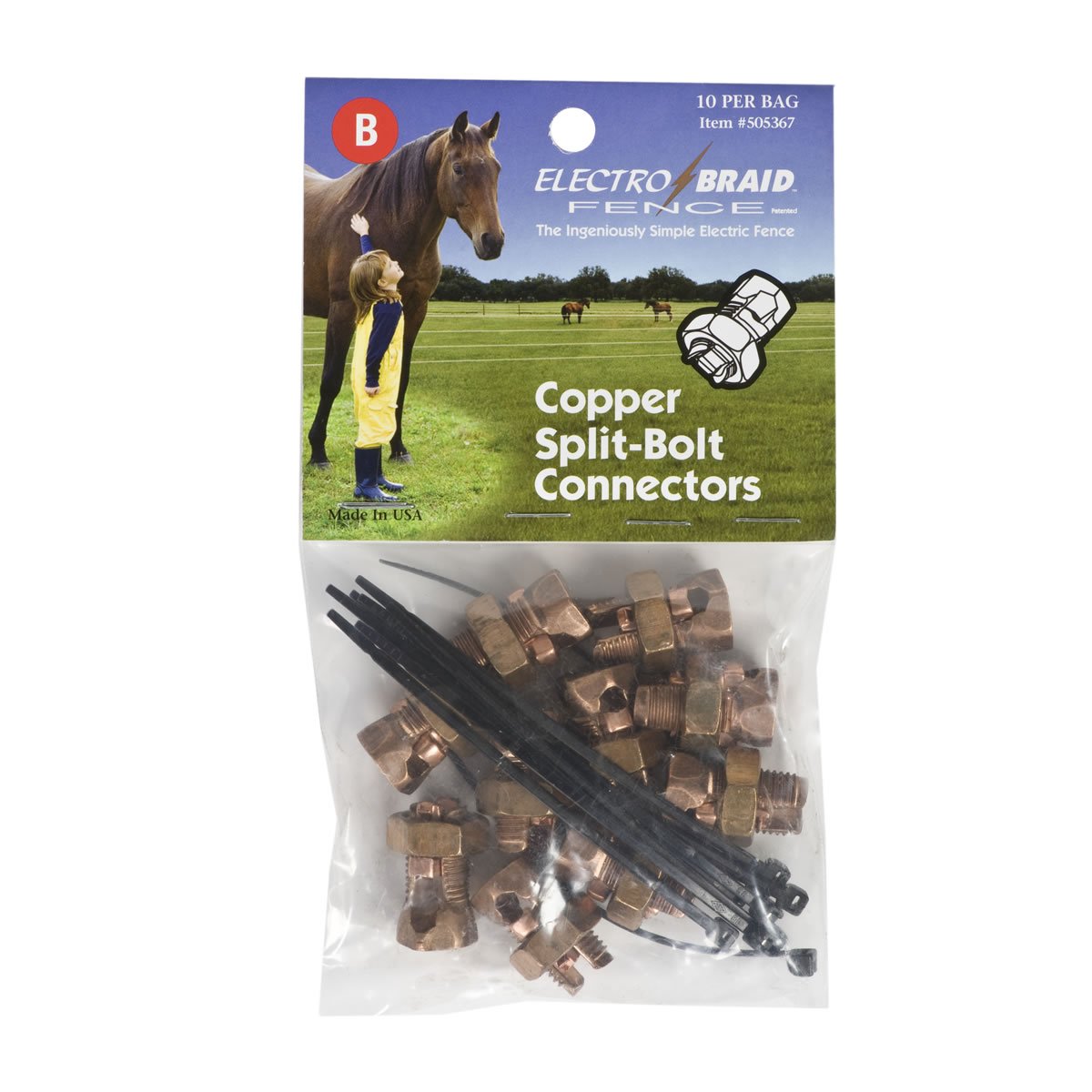 ElectroBraid 505367 Copper Split Bolt Connector