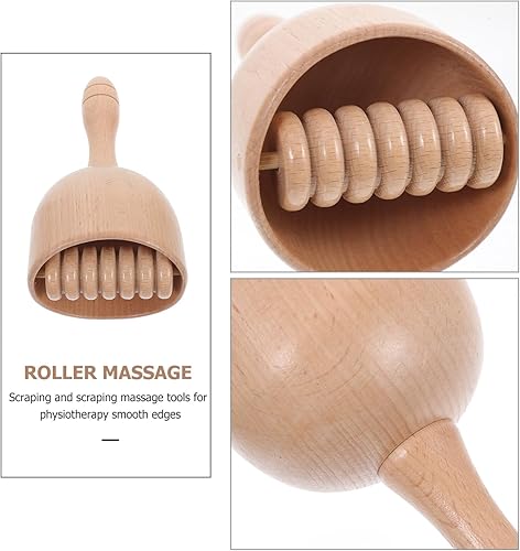 Miniatura 4 de Lurrose Herramientas para esculpir el cuerpo de madera, palo de masaje de madera, herramienta de masaje de madera, masajeador de cuerpo de madera,