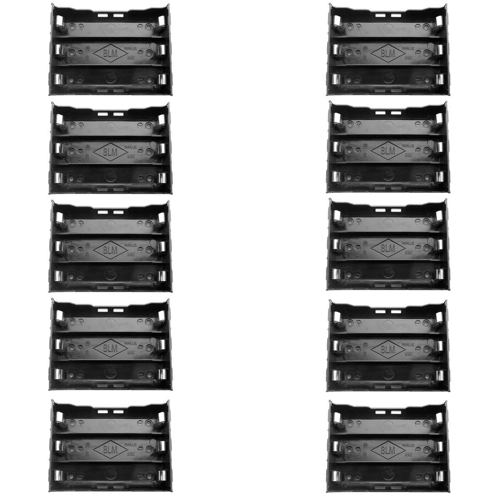 Amazon.com: TRENDBOX Pack of 10 - DIY Battery Plastic Black Case ...