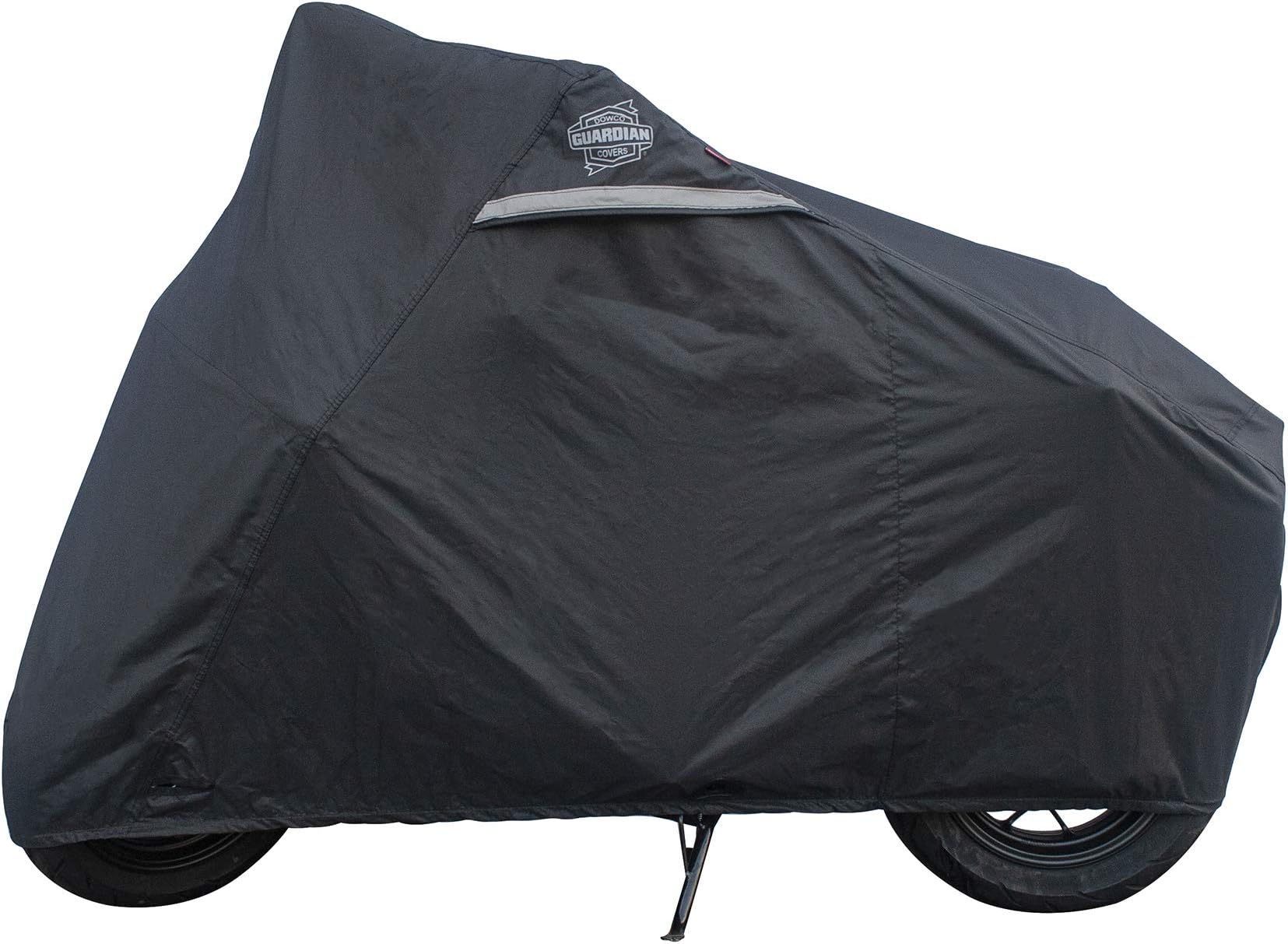 DowcoGuardian 51096-00 WeatherAll Plus Heavy Duty Outdoor Waterproof Motorcycle Cover: Black, Fits Honda Grom and Kawasaki Z125