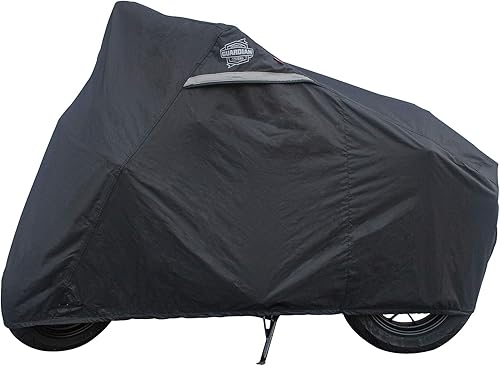 Dowco 51096-00 Guardian WeatherAll Plus - Funda impermeable para motocicleta para exteriores, color negro, se adapta a Honda Grom, Honda Monkey,