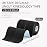 OK TAPE Regular Original Cotton Kinesiology Tape (2 Pack), Elastic Water Resistant Therapeutic Athletic Tape, Latex Free, Injury Recovery, Uncut K Tape 2in16.4ft - Black
