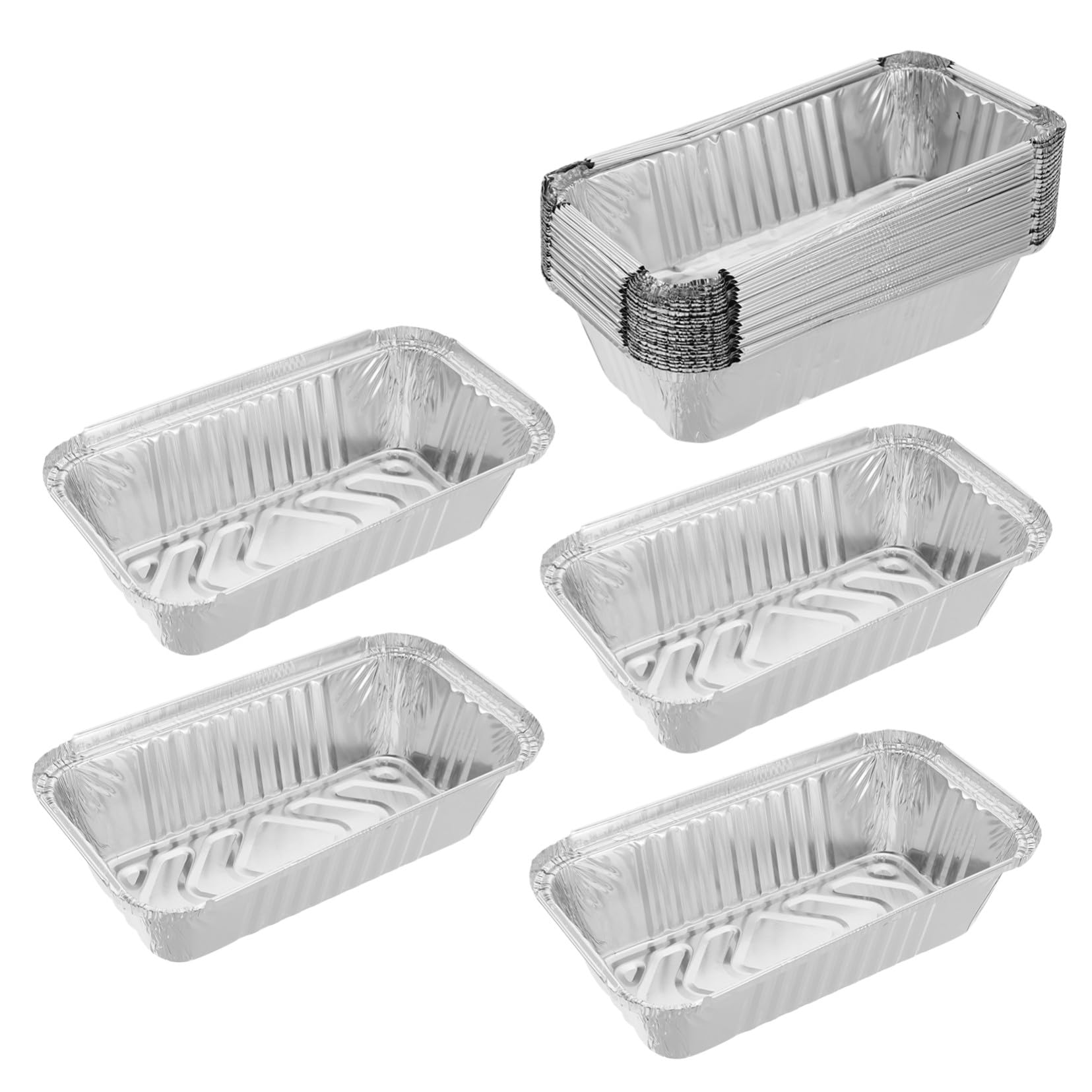 Bandejas de aluminio para horno que evitan limpiar la grasa recipientes de 25 uds
