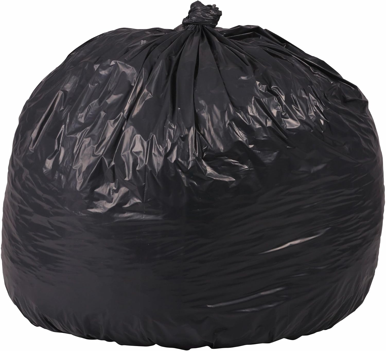 Boardwalk Low-Density Waste Can Liners, 33 gal, 1.1 mil, 33" x 39", Gray, 25 Bags/Roll, 4 Rolls/Carton