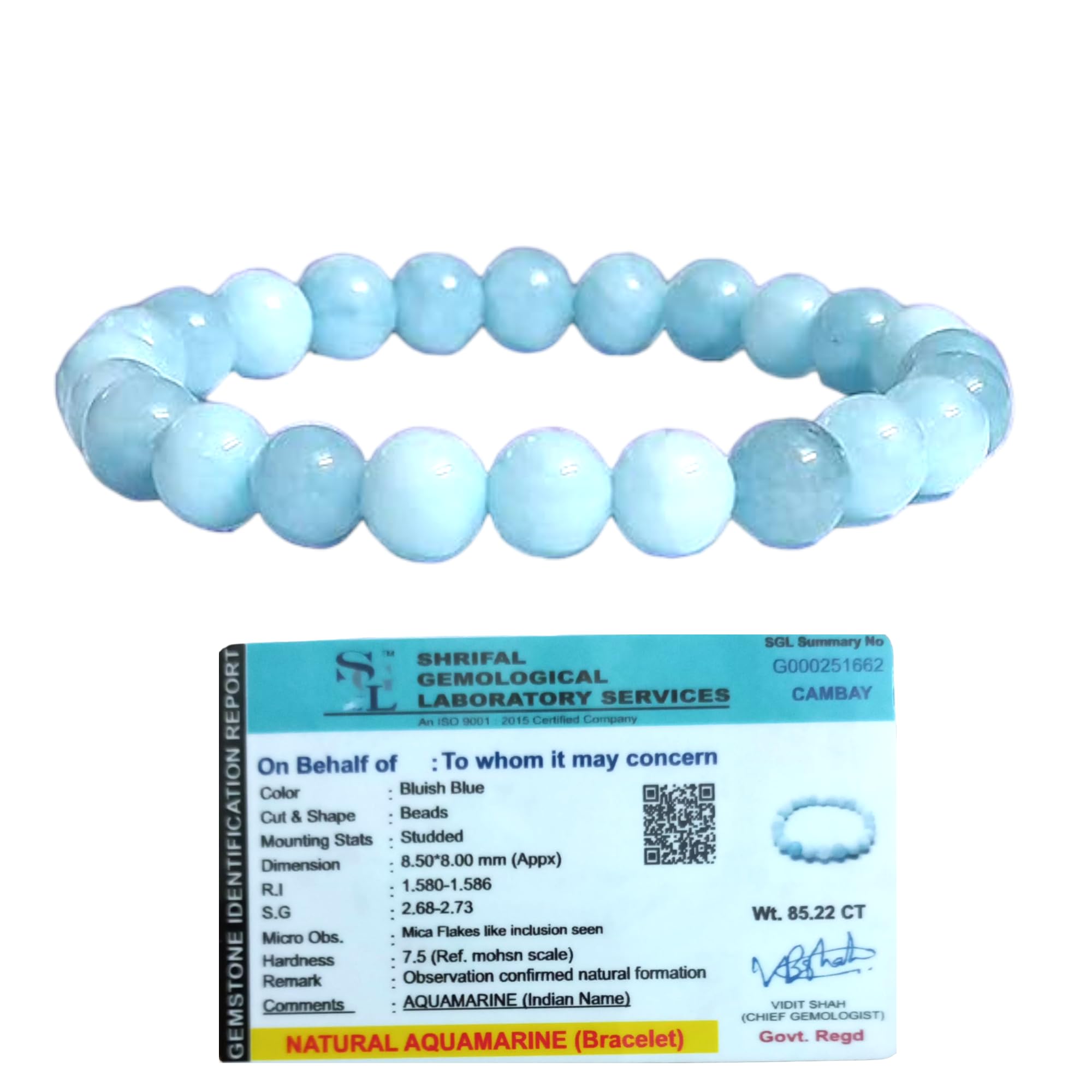 Divine Spirituals Natural Blue Aquamarine Bracelet Lab-Certified AAA Grade 8mm Stretchable Original Unisex Bracelet For Throat Chakra, Communication, Spiritual Growth & Meditation (B0CZ8VP3XZ) Amazon Price History, Amazon Price Tracker
