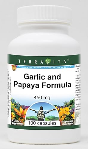Fórmula Metabolismo - Papaya y Ajo - 450 mg (100 Cápsulas, ZIN 513967)