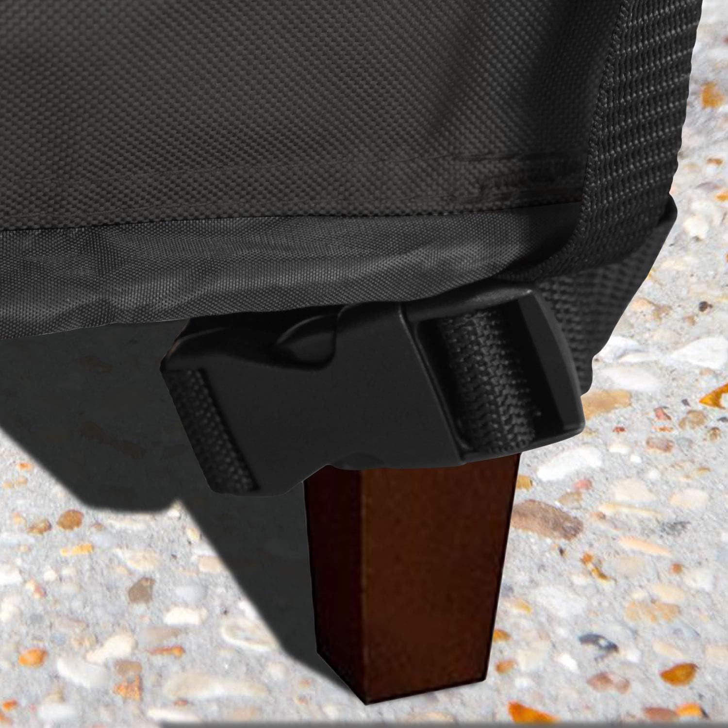 ULTCOVER Waterproof Patio Chair Cover – Outdoor Lounge Deep Seat Single Lawn Chair Cover 2 Pack Fits Up to 28L x 30W x 32H inches, Black : Patio, Lawn & Garden