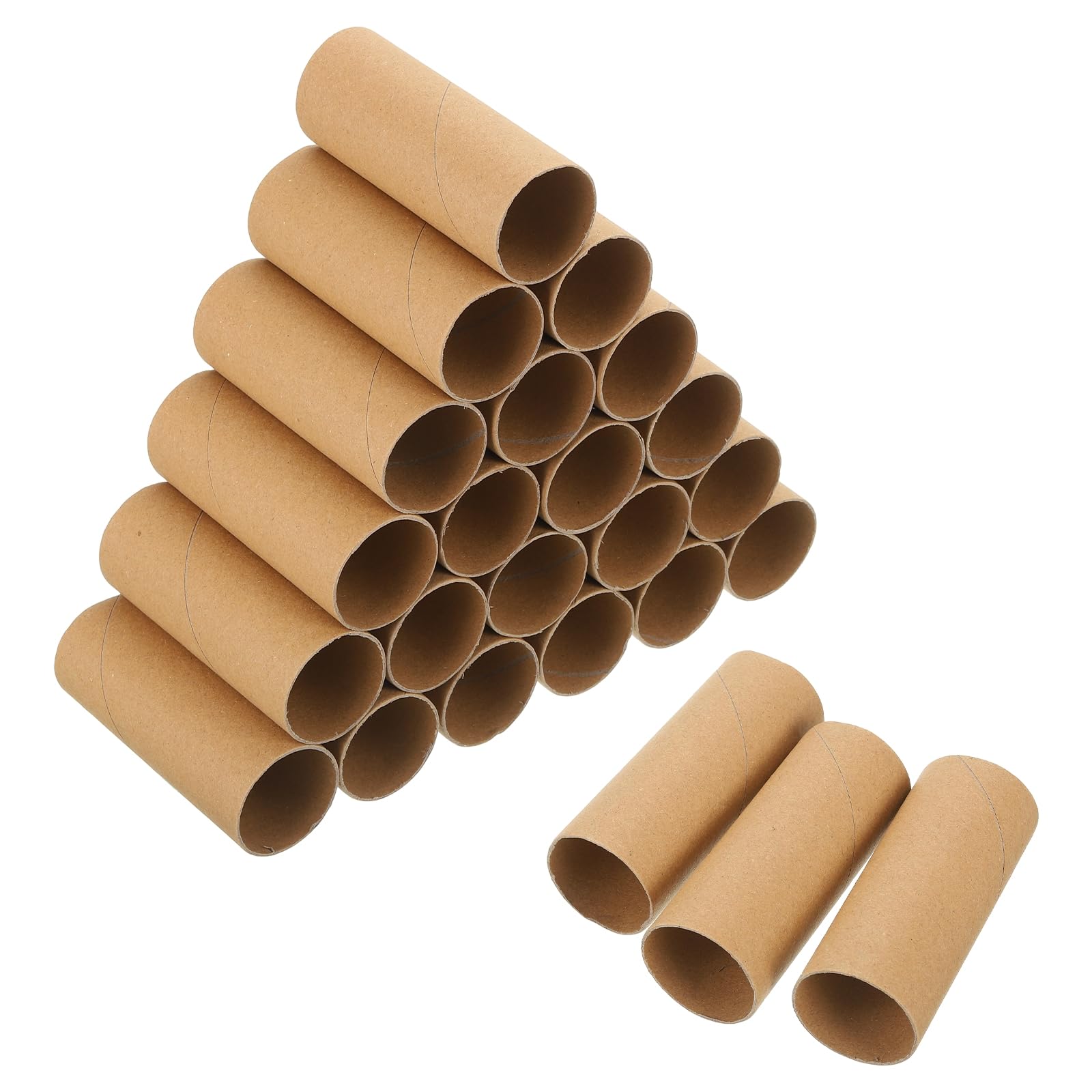 Tubes en carton ondulé rigides et faciles à découper pour maquettes - 24 pcs