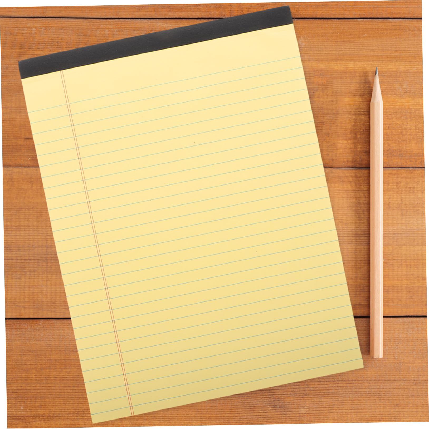 Quaderno a Righe A4 Giallo 6 Pezzi Blocchi Legali Strappabili per Appunti Scuola Lavoro con Suddivisione Sezioni Organizzazione Forniture per Insegnanti