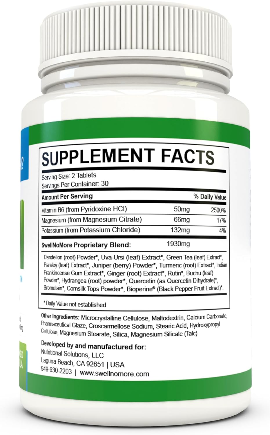 Water Pills Diuretic Water Retention Water Weight Lymphatic Support Lymphatic Drainage Liver Detox Reduces Swollen Legs Feet Ankles Puffy Eyes Edema Swelling Bloating Relief Dandelion Bromelain & More