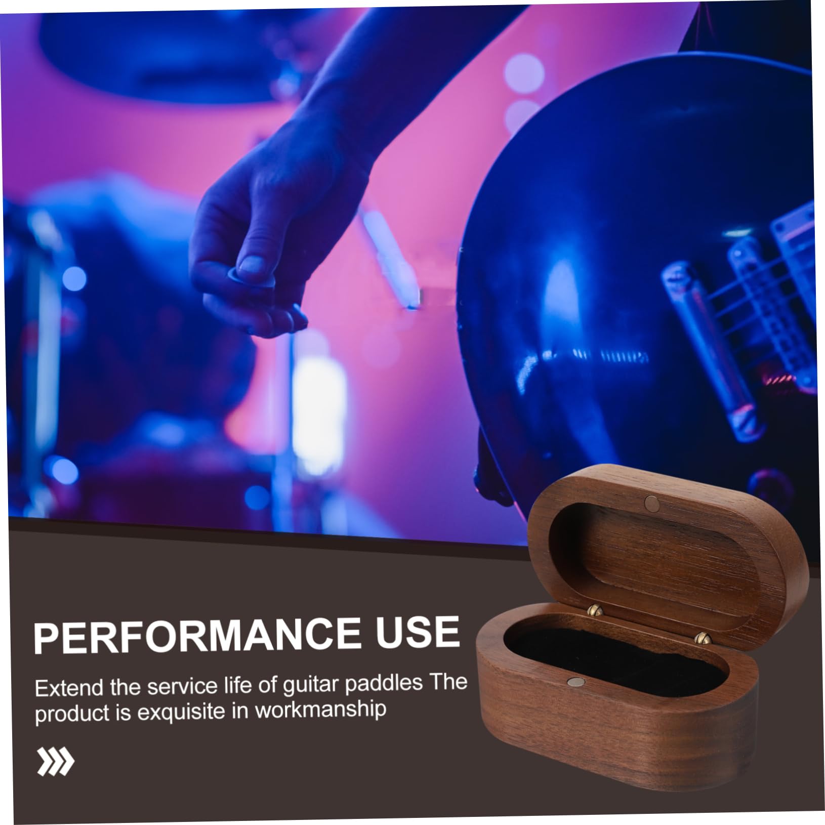 ibasenice 4stücke Guitar Picks Aufbewahrungsbox Teiliges Aus Kompakte Und Tragbare Plectrum-Organizer Und Geeignet Für Gitarristen Schützt Und Sortiert Ihre Picks