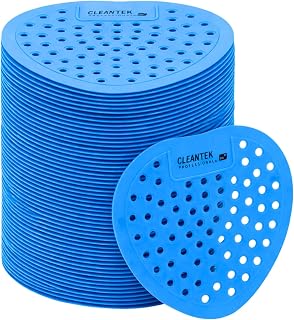 Restaurantware Urinal Screen 1 Pack Plastic Restroom Odor Eliminator with Gloves Lasts Up to 30 Days Deodorized Bathroom Odor Control Screen Long-Lasting Blue