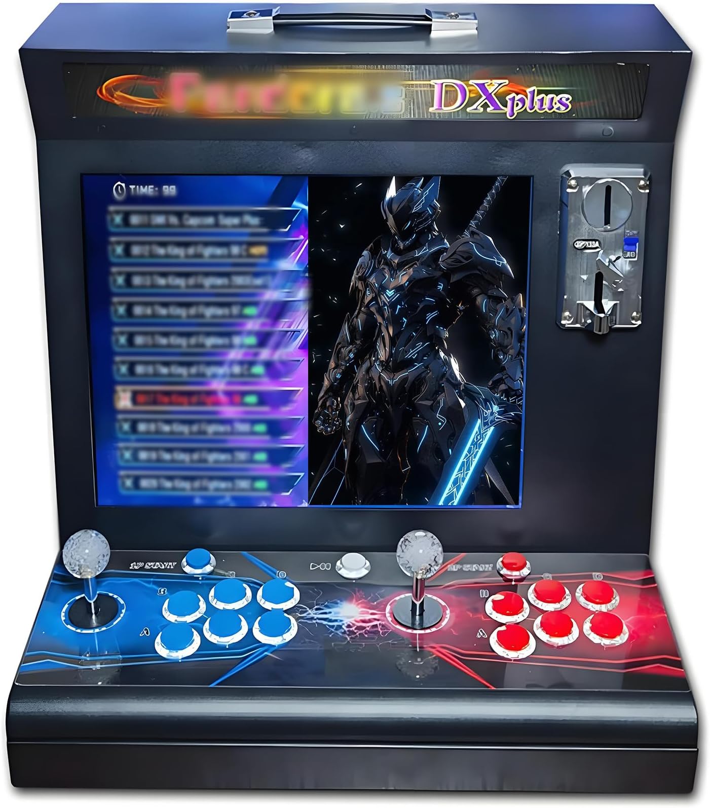 17 Inch Arcade Machine Saga dx plus 20008 in 1 Arcade Video Game Console Retro Fighting Machine HDMI VGA Output Support coin mode