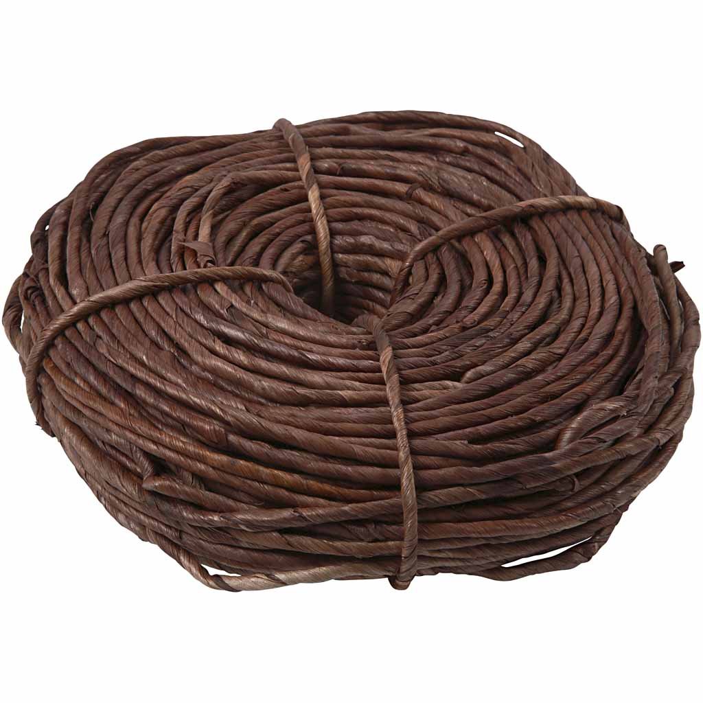 Maize string, W: 3,5-4 mm, brown, 300 g