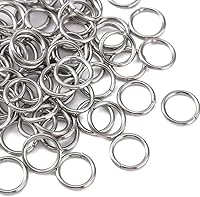 Vista 15 de 100 Piezas - Anillos de Enganche de Acero Inoxidable 304 - 7mm - Calibre 18 (1mm de Grosor)