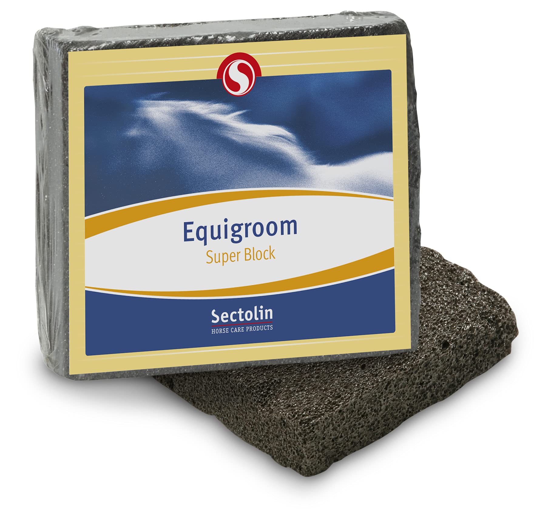 Equigroom Super Block elimina pelo muerto y suciedad seca con eficacia