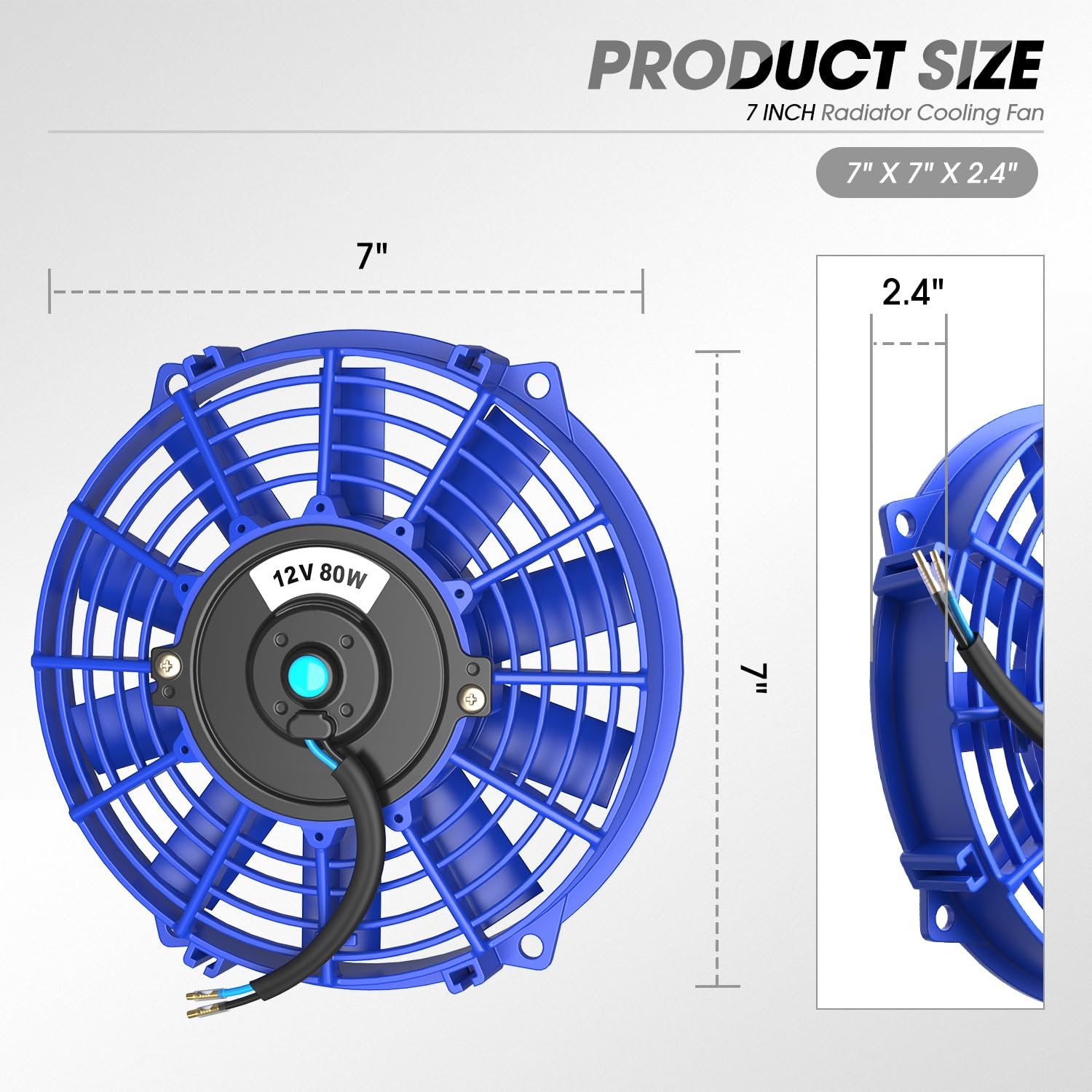 Snapklik.com : DNA Motoring 7 Inch High Performace Electric Cooling ...