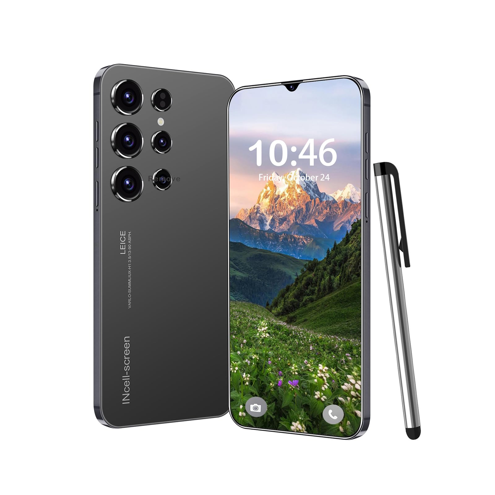C24 Ultra 5G Unlocked Phones,128GB+4GB Cell Phone,6.3" HD Smartphone | Android 14/6800mAh/90Hz FHD+ Screen 72MP Camera/Dual SIM/Face ID/GPS/Comes with a stylus