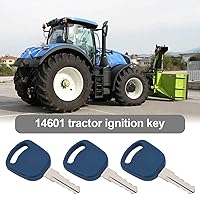 Vista 2 de Create idea 5 llaves de arranque de encendido 14601 82030143 compatibles con tractor New Holland T5030 T5040 T5050 T5060 llaves de maquinaria