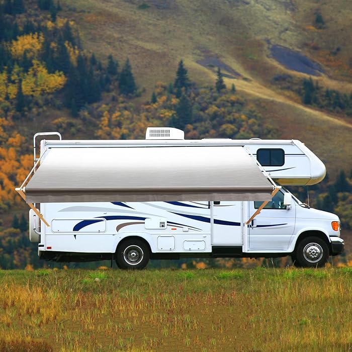 Buy Awnlux RV Awning Fabric Replacement Heavy Duty Weatherproof