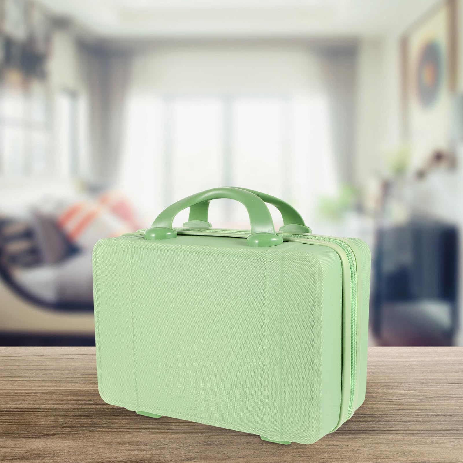 Beautycase da Viaggio Donna Verde 14 Pollici in Abs Leggero