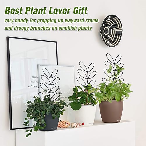 Miniatura 3 de 3 piezas de enrejado para plantas trepadoras, enrejado de plantas trepadoras, enrejado de plantas de 12.2 pulgadas para interiores, macetas de