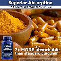 Vista 4 de Life Extension Super Bio-Curcumina Extracto de cúrcuma 400 mg, 90 cápsulas vegetarianas - Sin OMG - Altamente absorbible